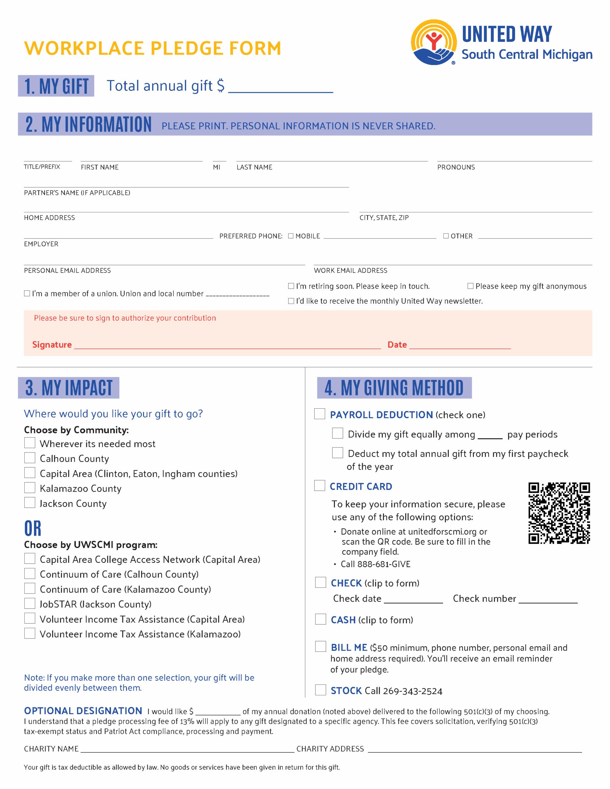 UWSCMI Pledge Form_Workplace_Page_1